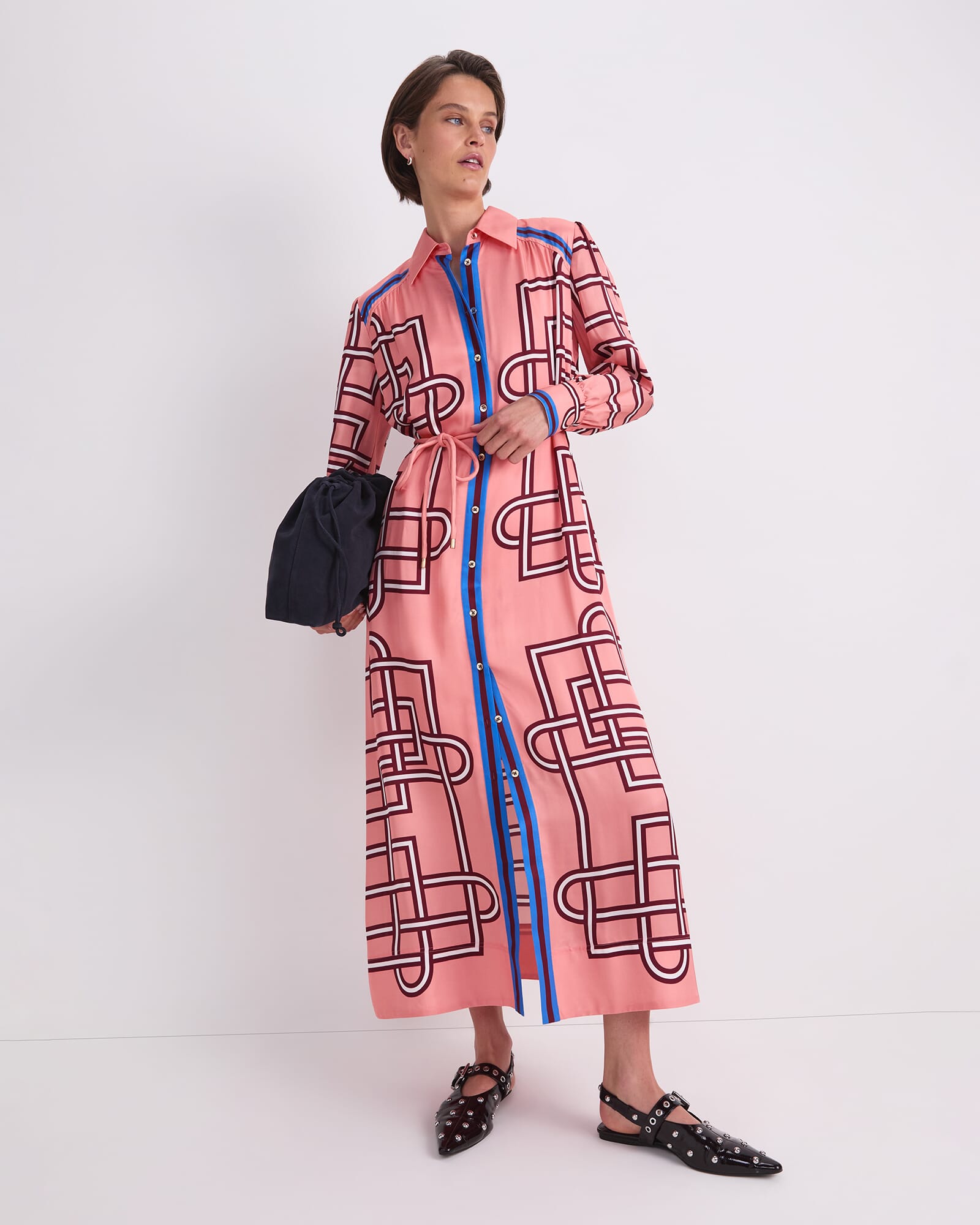 Rhodes Long Sleeve Shirt Dress