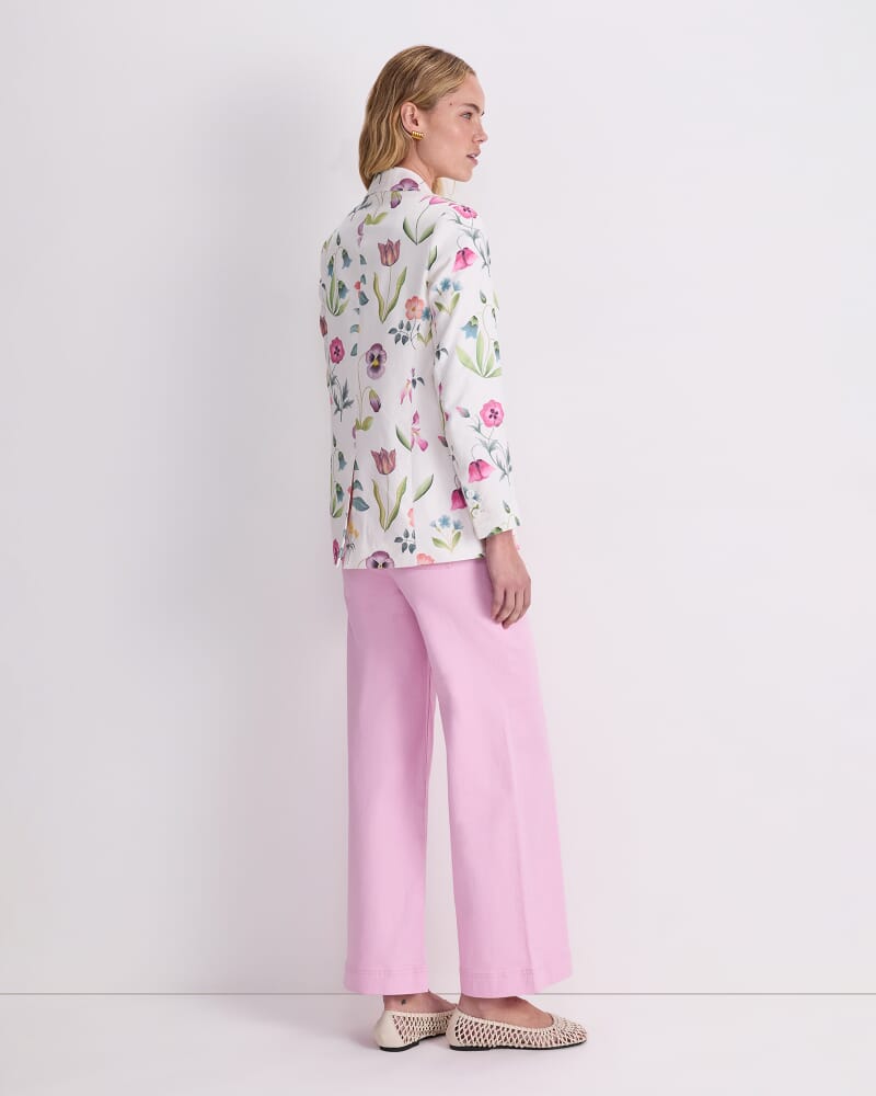 Floral Majesty Liberty Blazer in WHITE MULTI