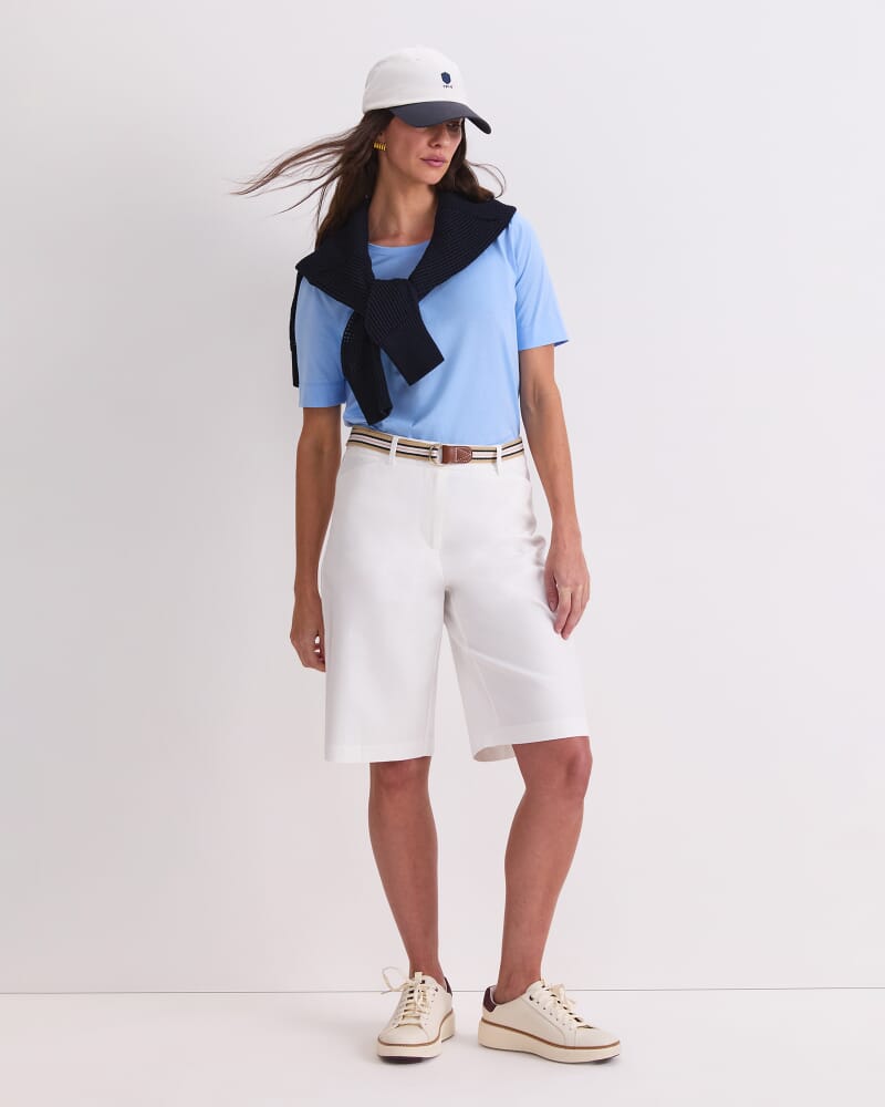 Heidi Half Sleeve Tee in BLUE