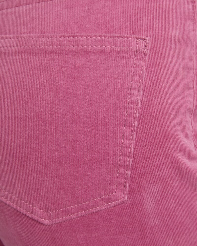 Cleo Straight Cord Jean in PINK