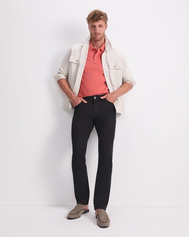 Tapered Bedford Jean in BLACK