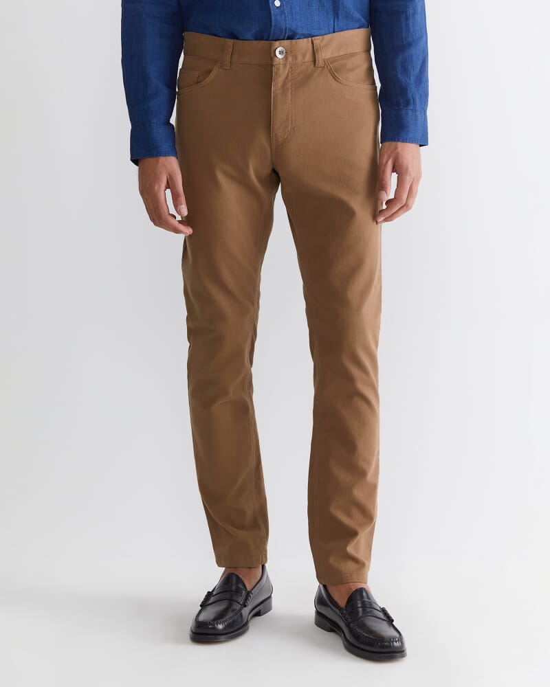 Tapered Bedford Jean in CHESTNUT