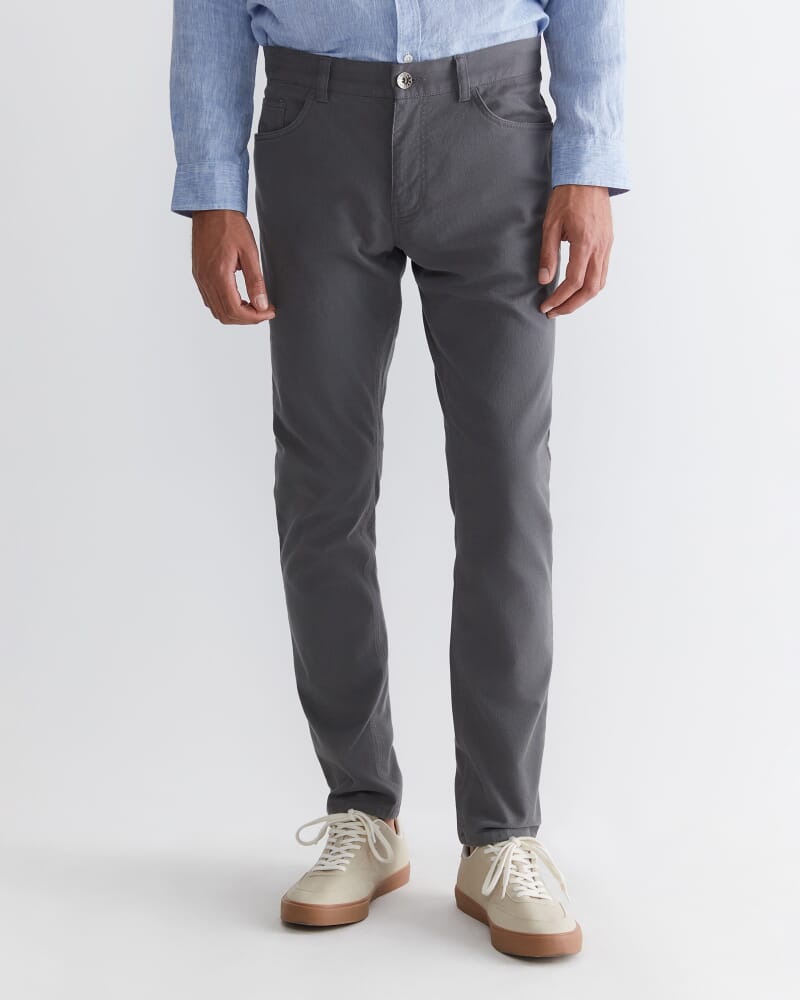 Tapered Bedford Jean in DEEP GREY