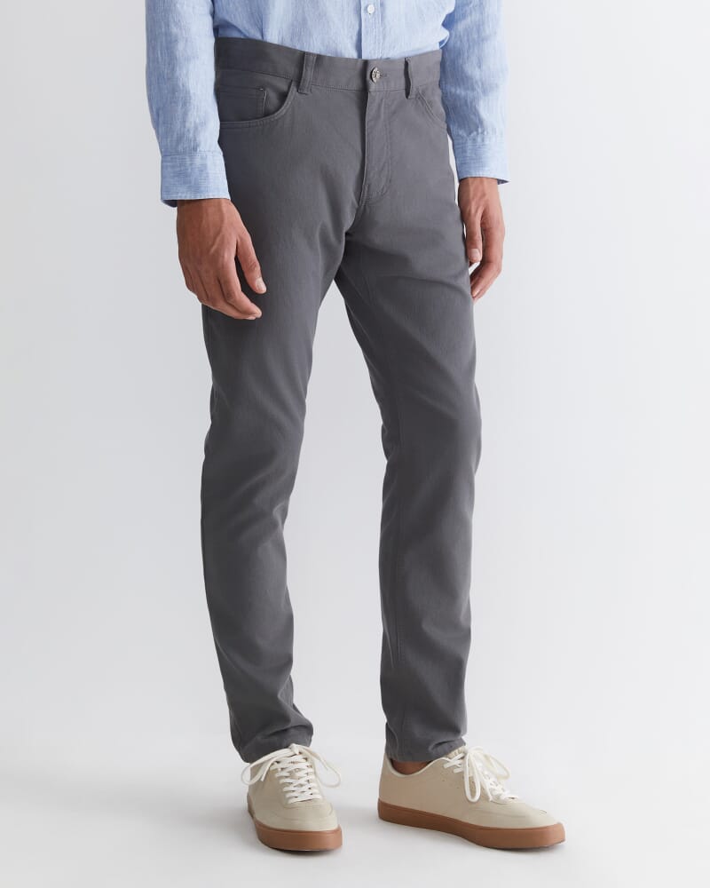 Tapered Bedford Jean in DEEP GREY