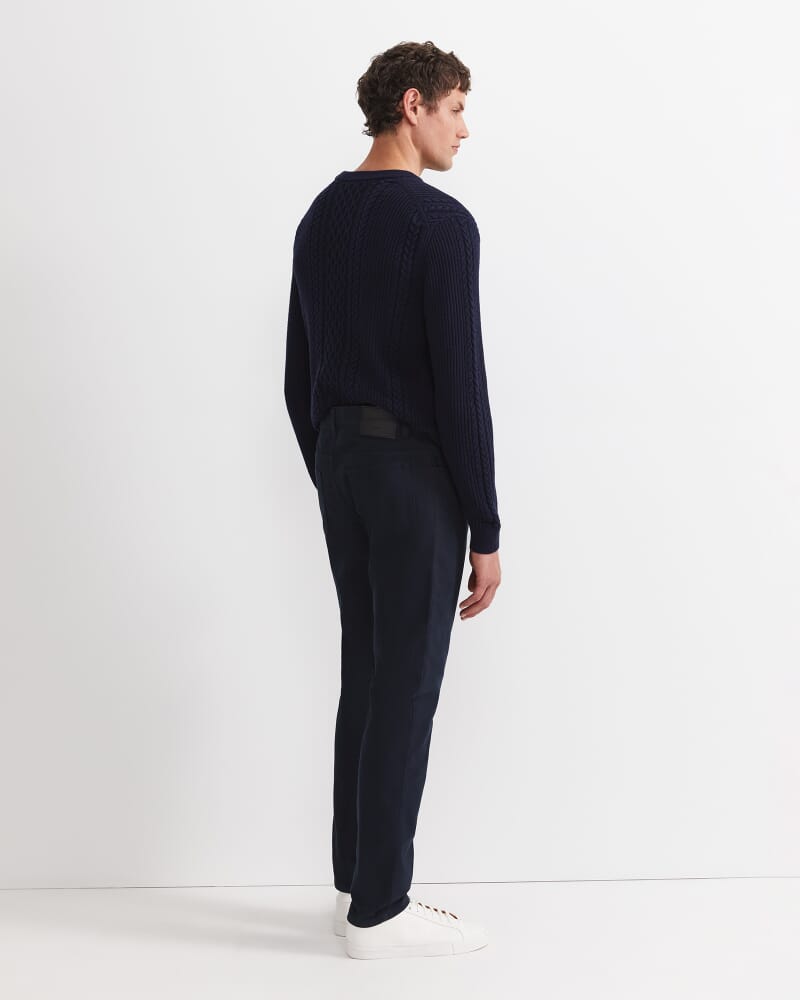 Tapered Bedford Jean in FRENCH NAVY