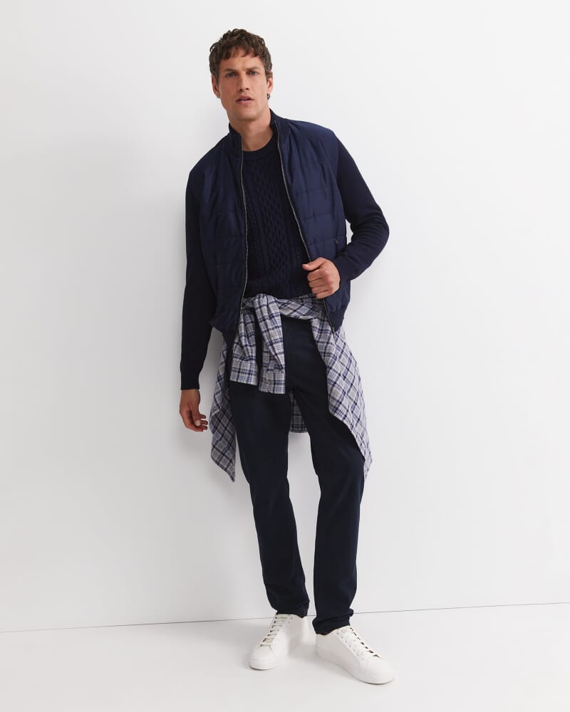 Tapered Bedford Jean in FRENCH NAVY