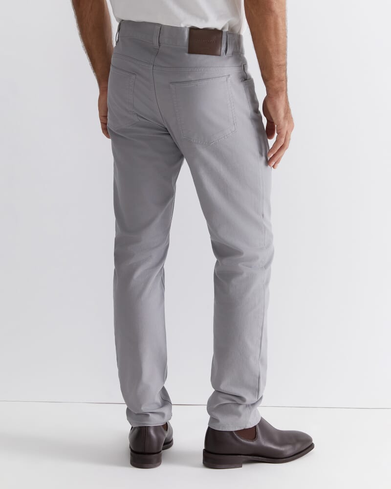 Tapered Bedford Jean in LIGHT GREY