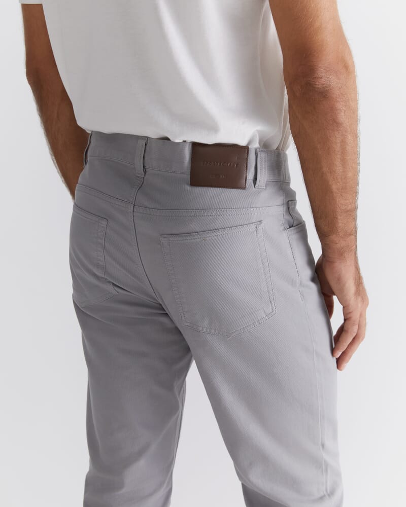 Tapered Bedford Jean in LIGHT GREY