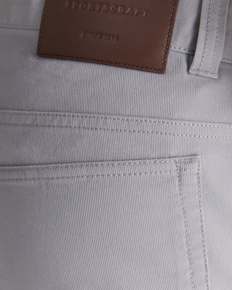 Tapered Bedford Jean in LIGHT GREY