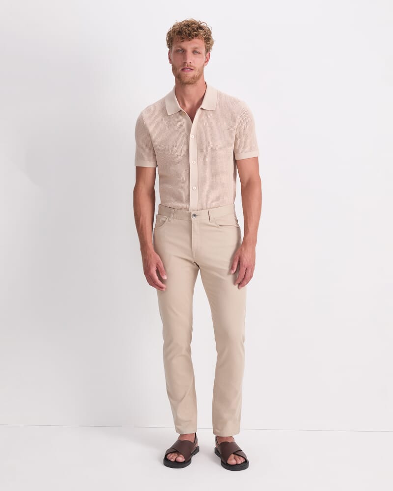 Tapered Bedford Jean in SAND