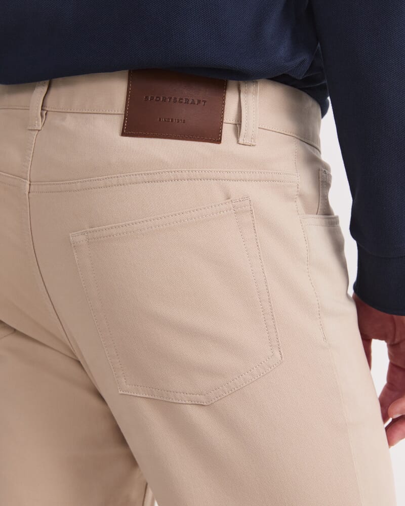 Tapered Bedford Jean in SAND