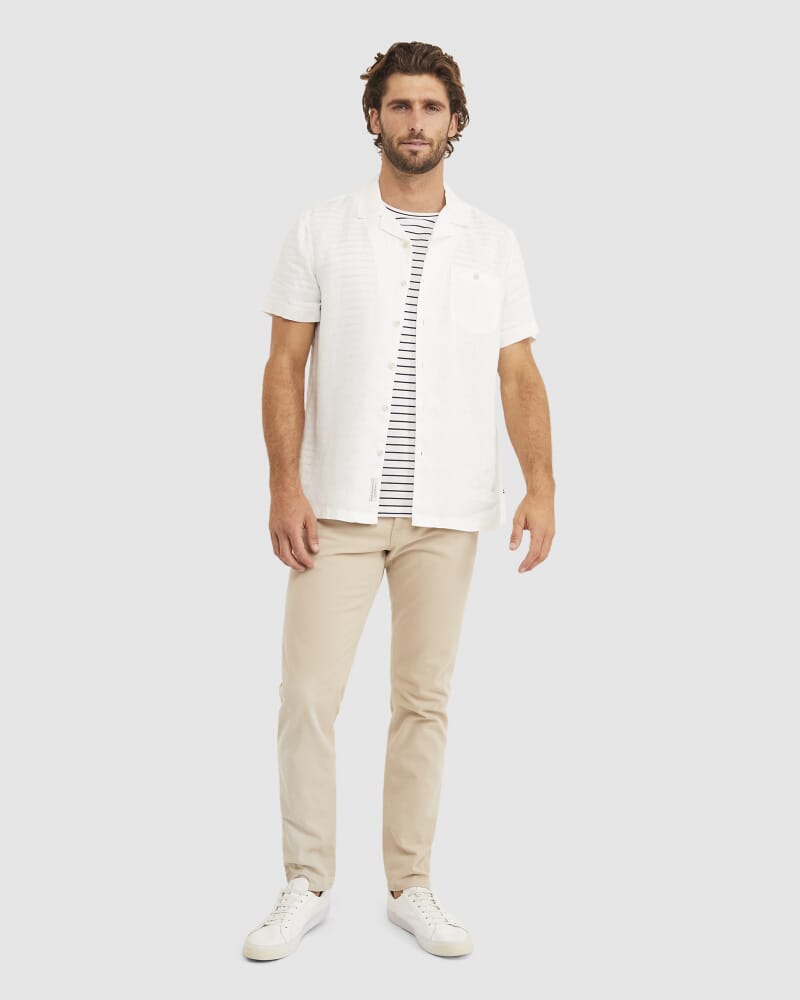 Tapered Bedford Jean in SAND