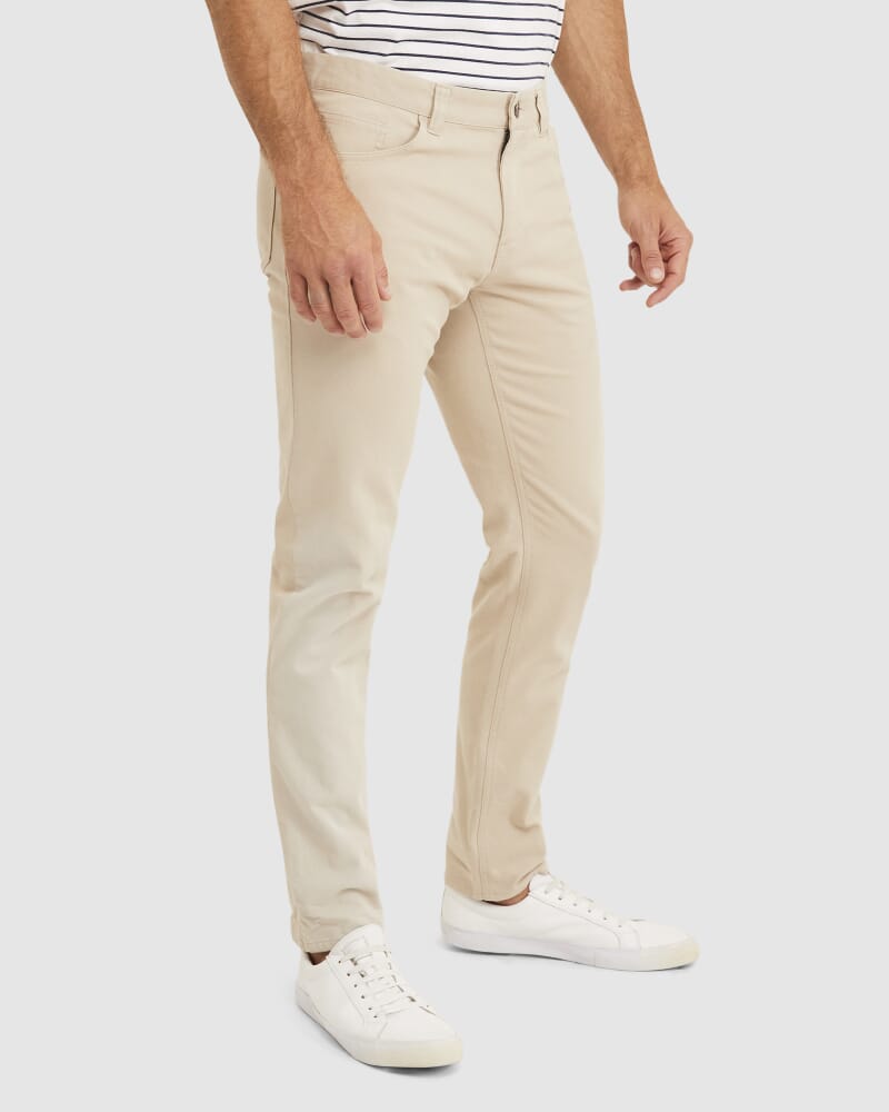 Tapered Bedford Jean in SAND
