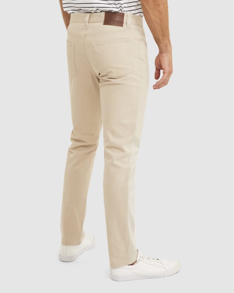 Tapered Bedford Jean in SAND