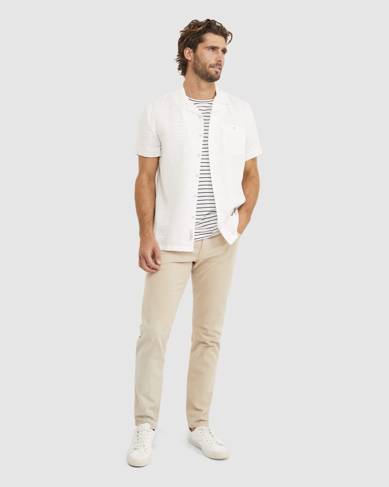 Tapered Bedford Jean in SAND