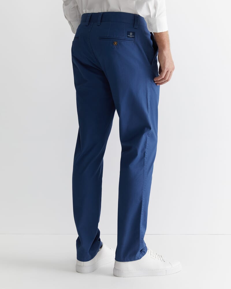 Smith Tapered Chinos in AZURE