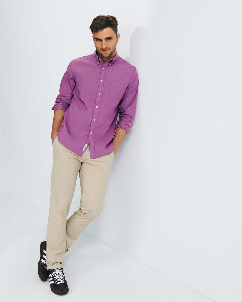 Smith Tapered Chinos in LIMESTONE