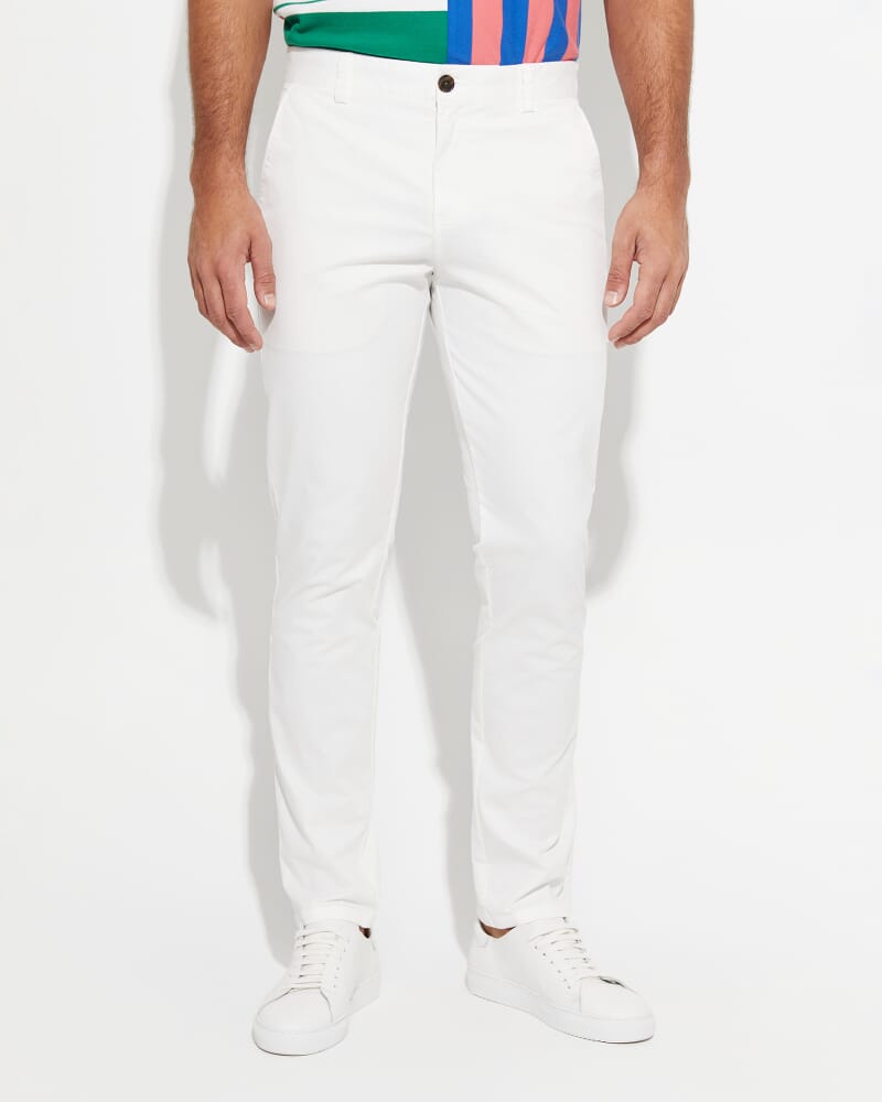 Smith Tapered Chinos in WHITE