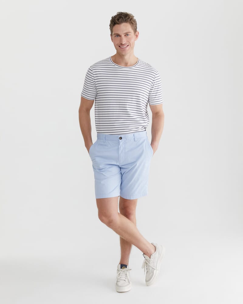Classic Chino Short in FROST BLUE