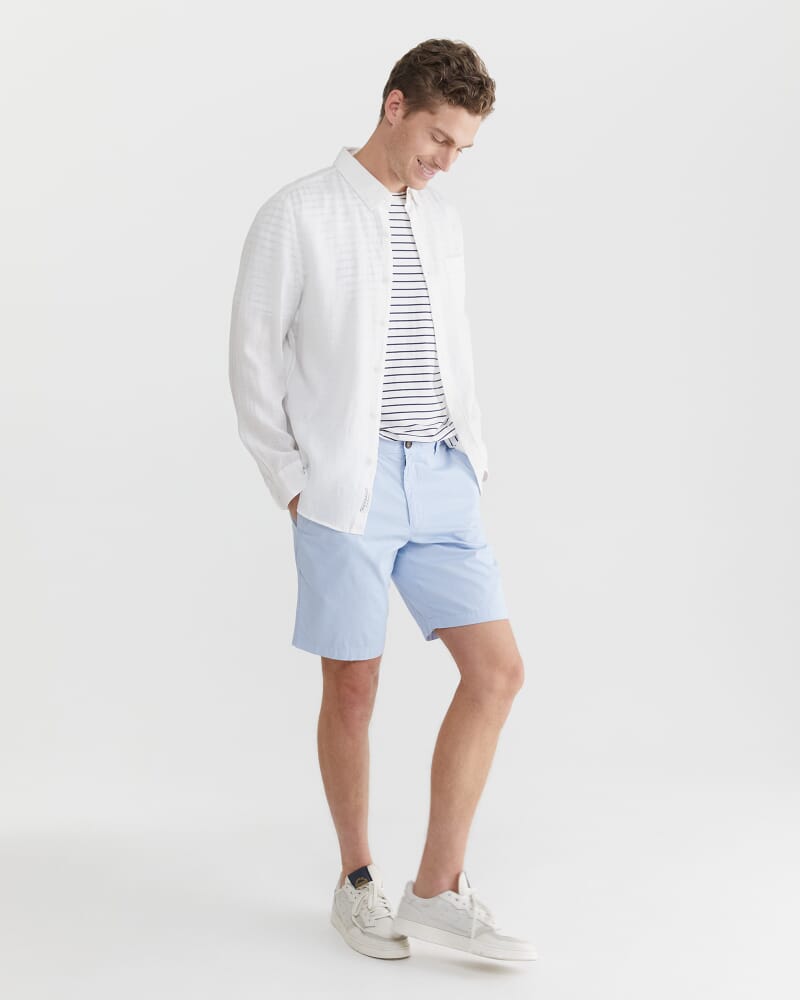 Classic Chino Short in FROST BLUE