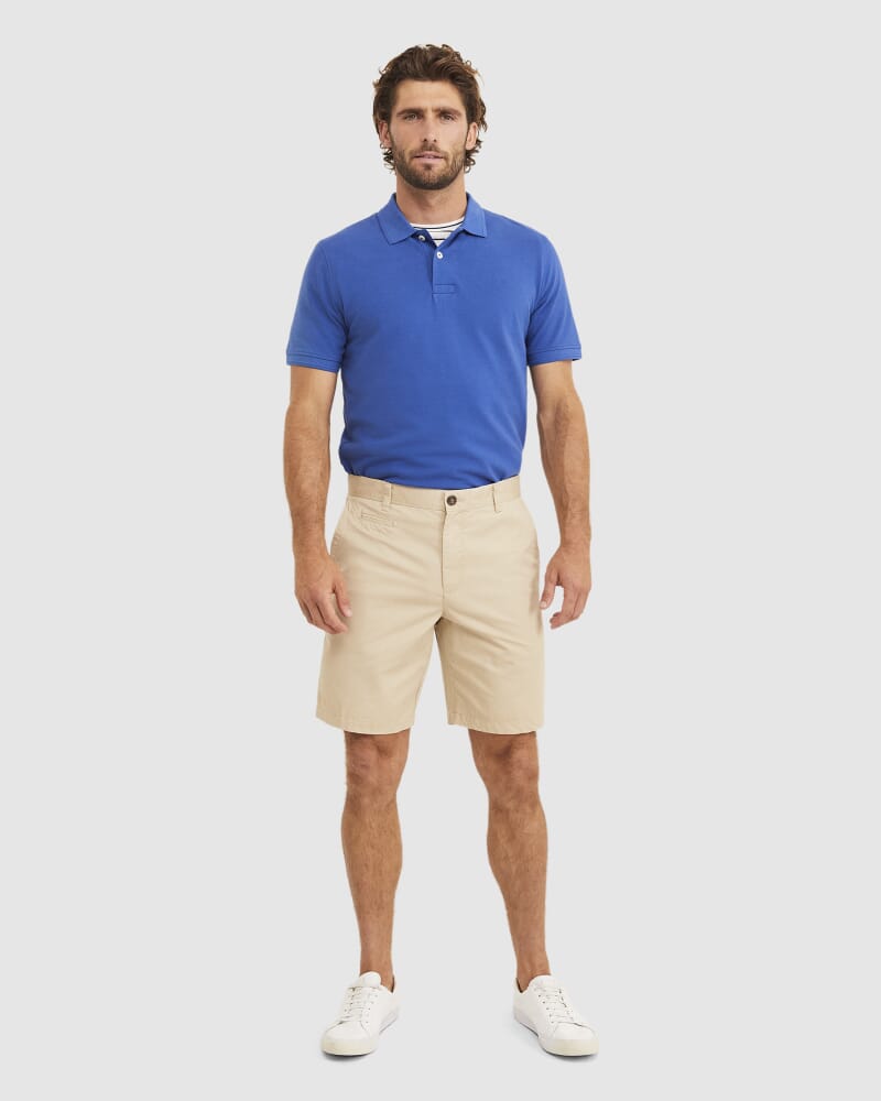 Classic Chino Short in LIMESTONE