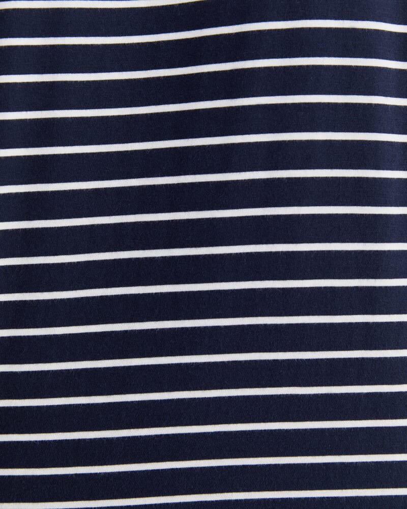 Supersoft Tee in NAVY/WHITE