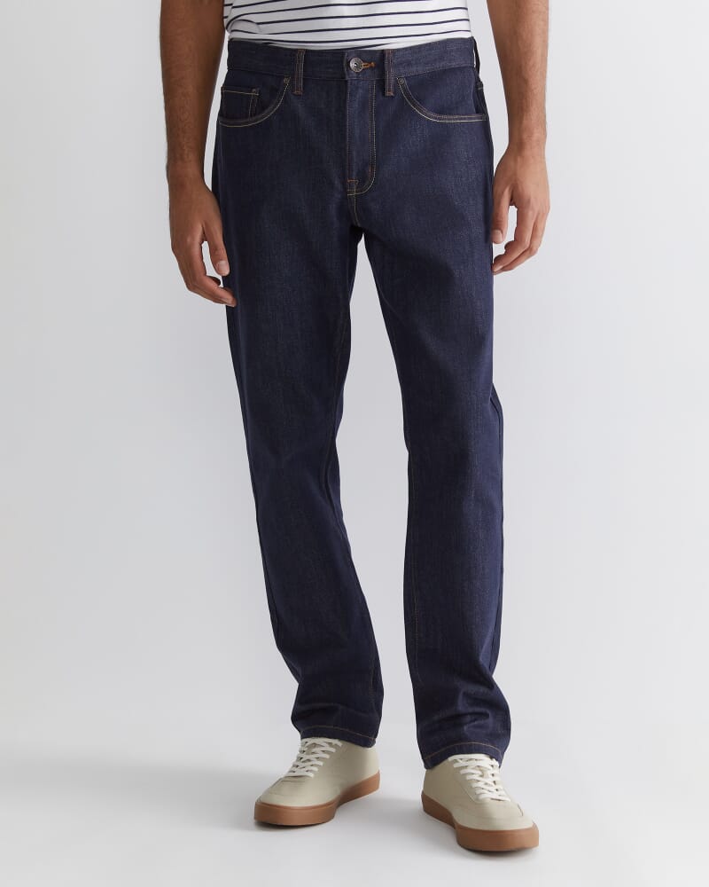 Grayson Straight Jean in RAW INDIGO