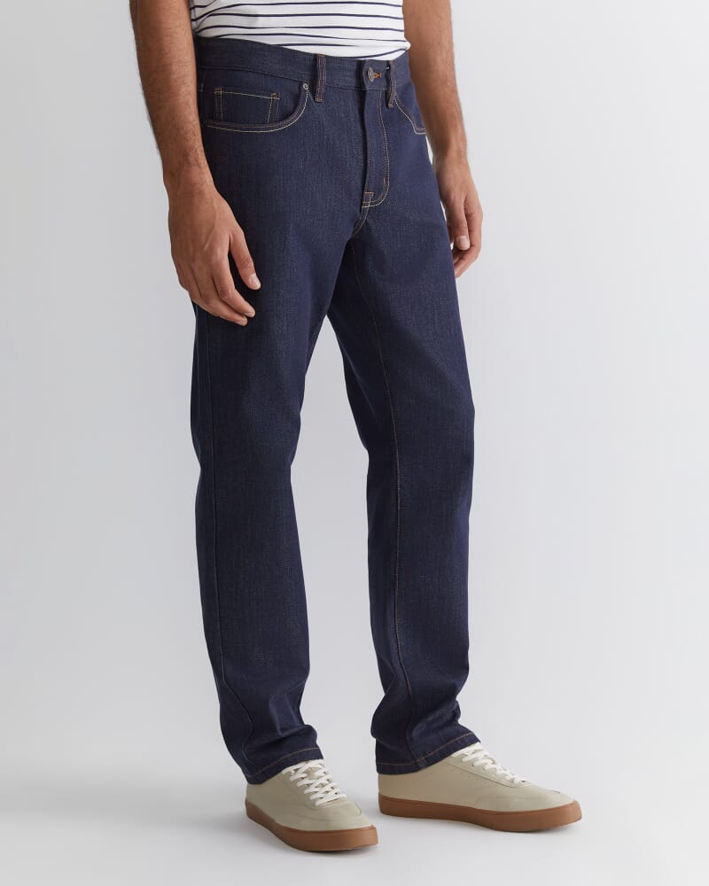 Grayson Straight Jean in RAW INDIGO