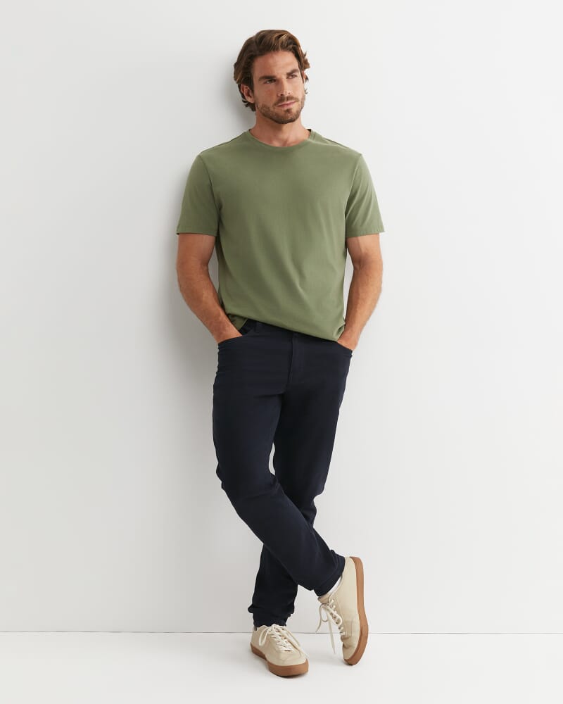 Supersoft Tee in DARK KHAKI