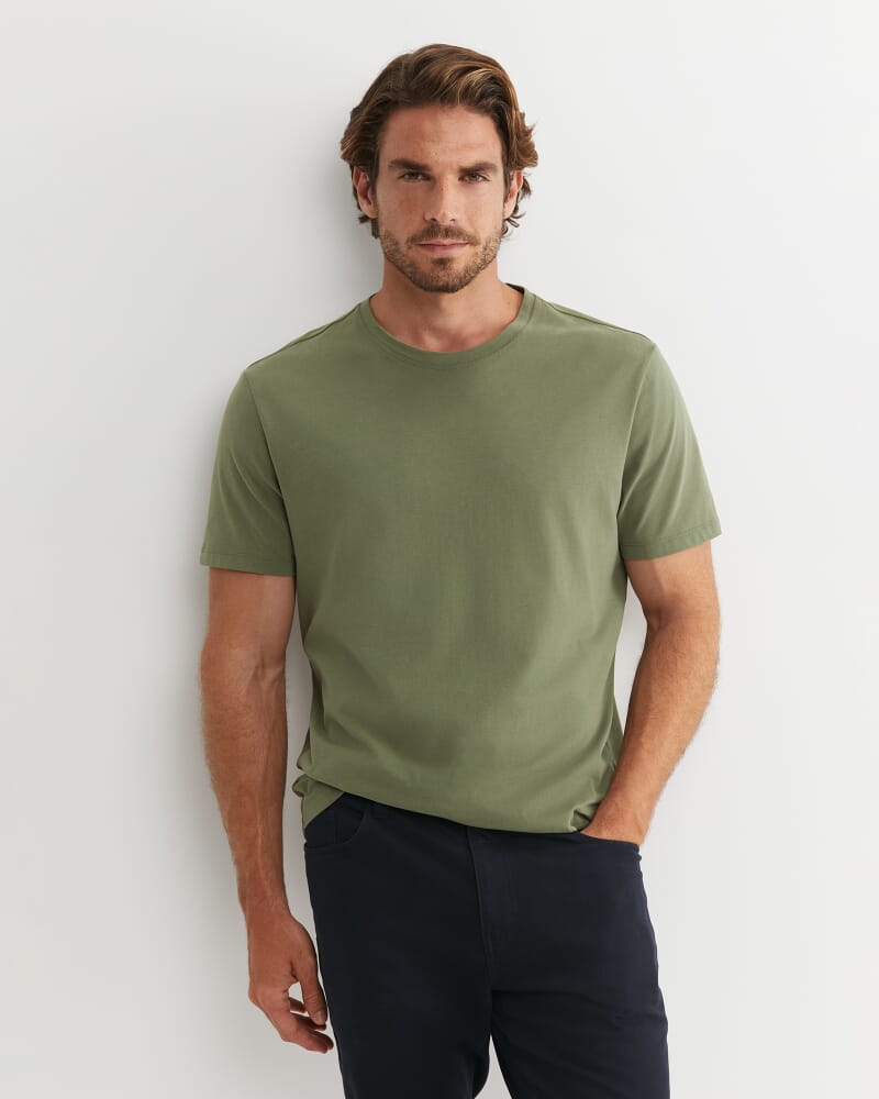 Supersoft Tee in DARK KHAKI