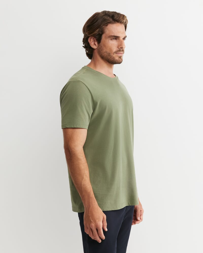 Supersoft Tee in DARK KHAKI