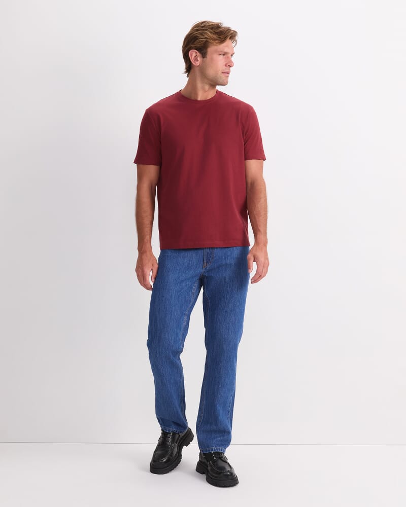 Supersoft Tee in BERRY