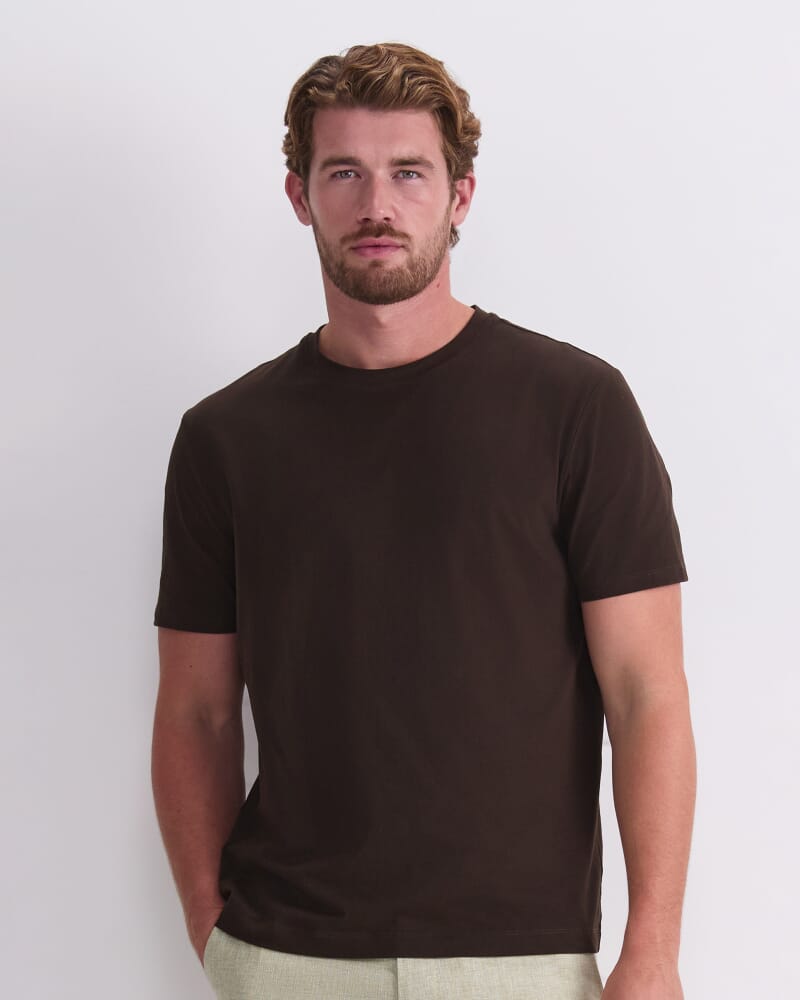 Supersoft Tee in CHOCOLATE
