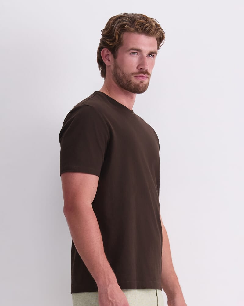 Supersoft Tee in CHOCOLATE