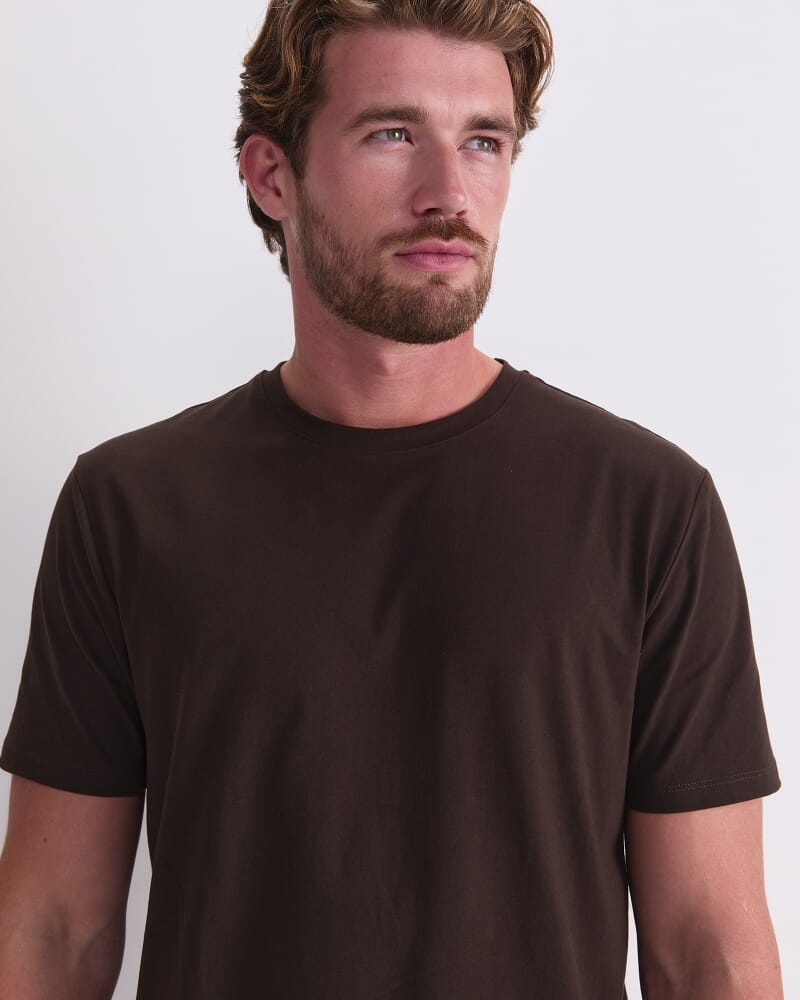 Supersoft Tee in CHOCOLATE