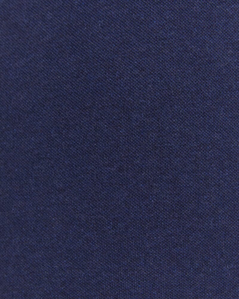 Pique Polo Melange in INK MELANGE