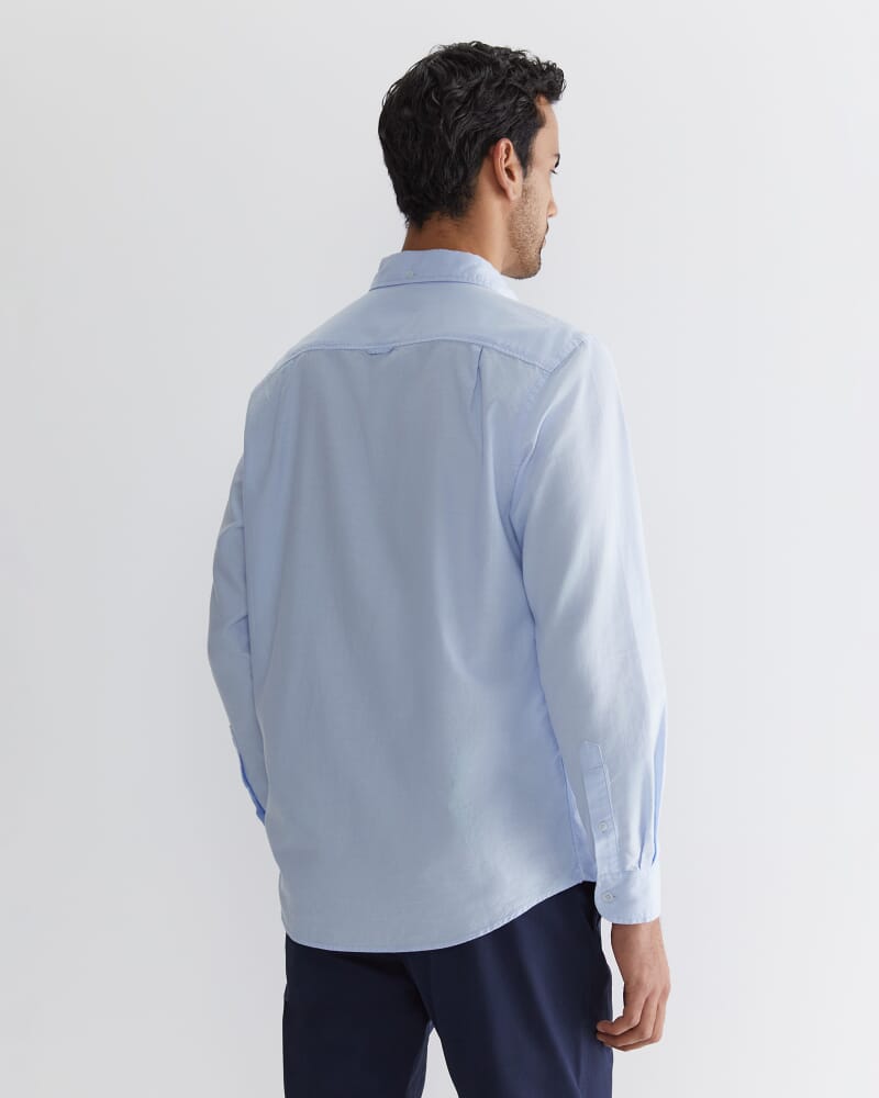 Oxford Long Sleeve Shirt in FROST BLUE