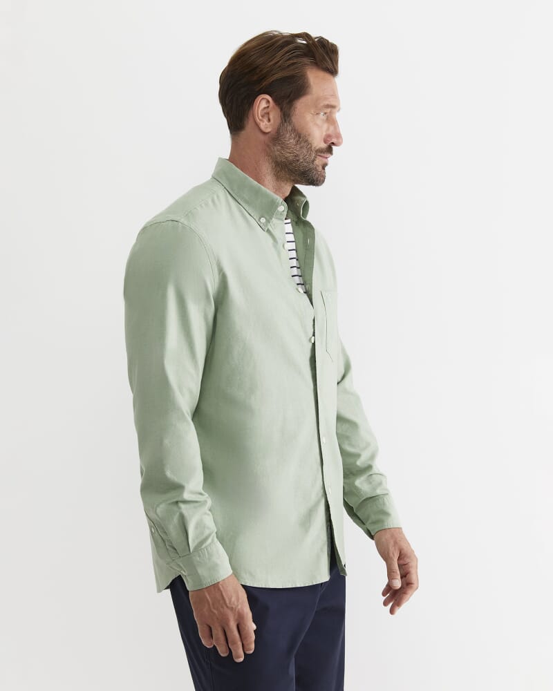 Oxford Long Sleeve Shirt in VINE