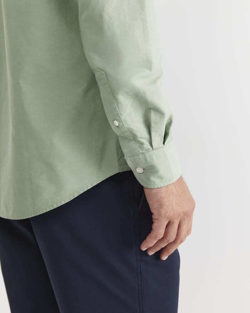 Oxford Long Sleeve Shirt in VINE