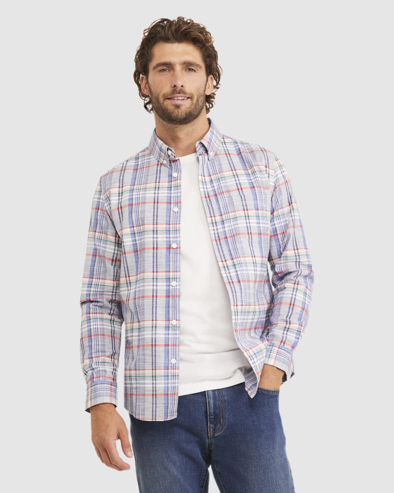 Emerson Long Sleeve Tapered Shirt in MULTI
