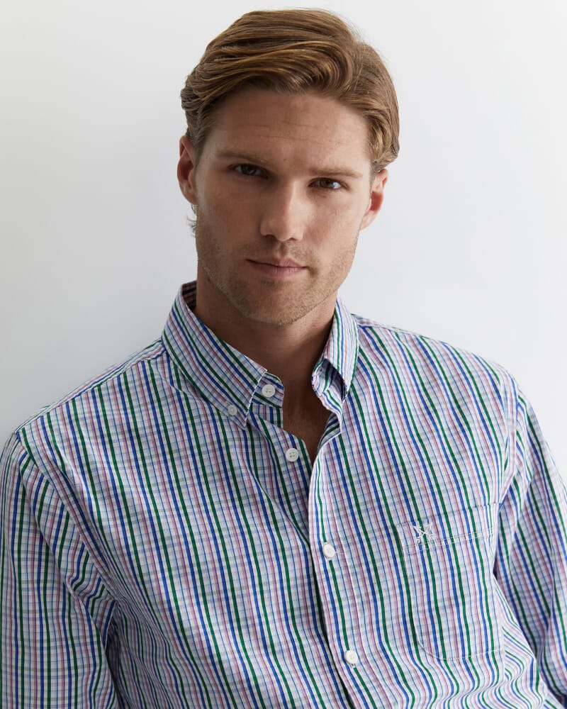 Warder Regular Shirt in FOLIAGE