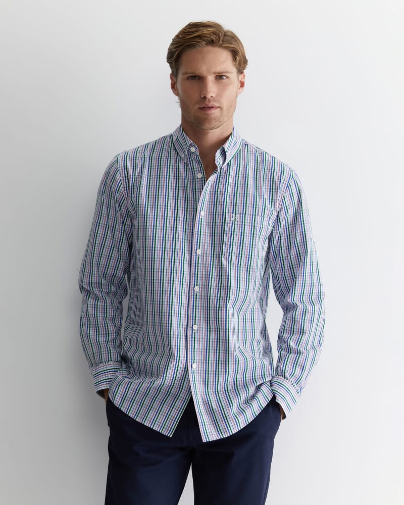 Warder Regular Shirt in FOLIAGE