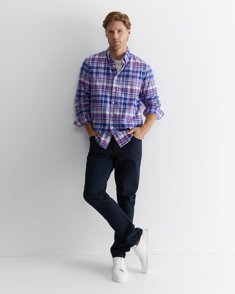 Rundel Check Shirt in PURPLE