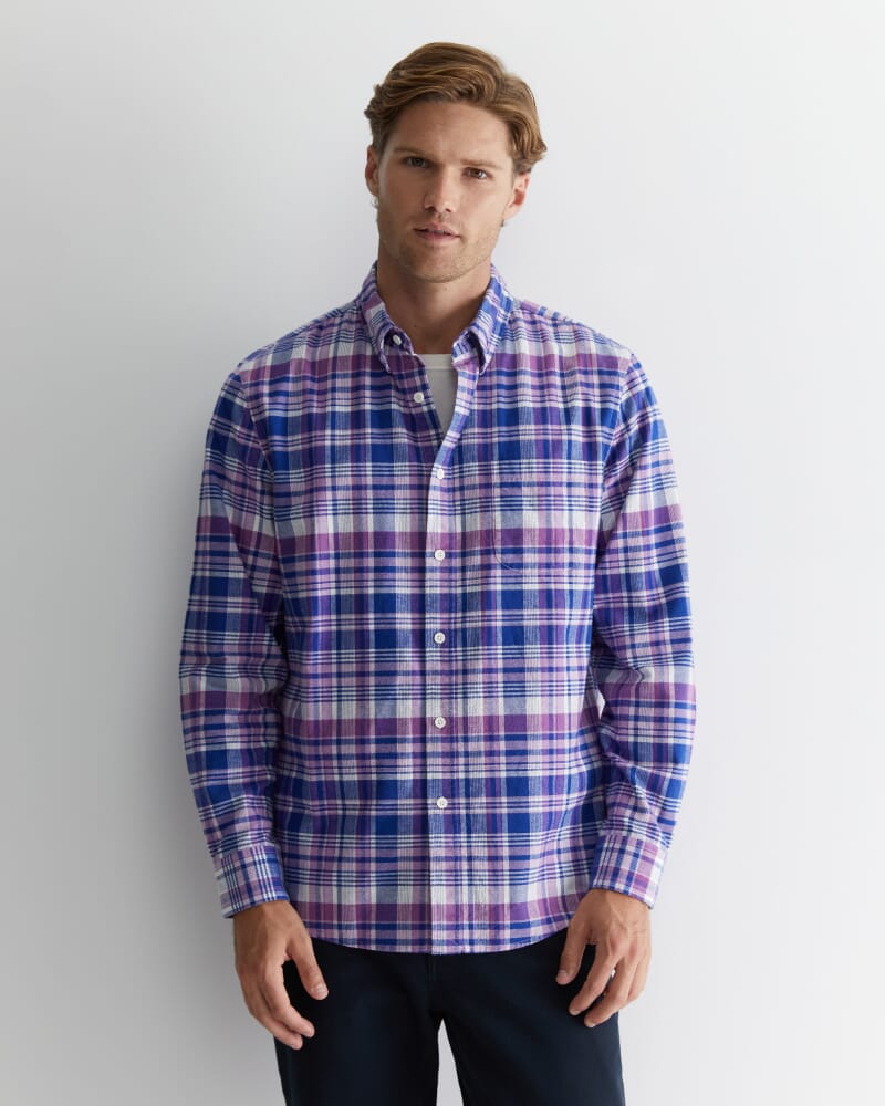 Rundel Check Shirt in PURPLE