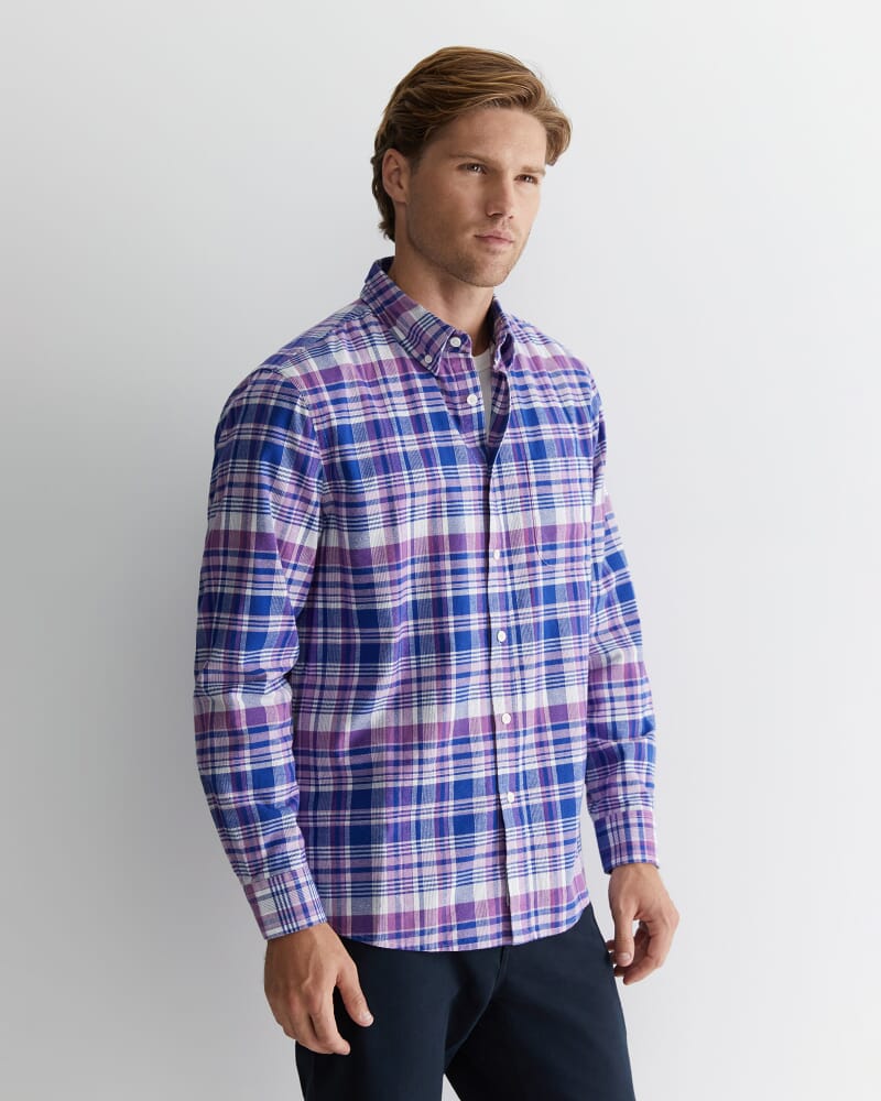 Rundel Check Shirt in PURPLE