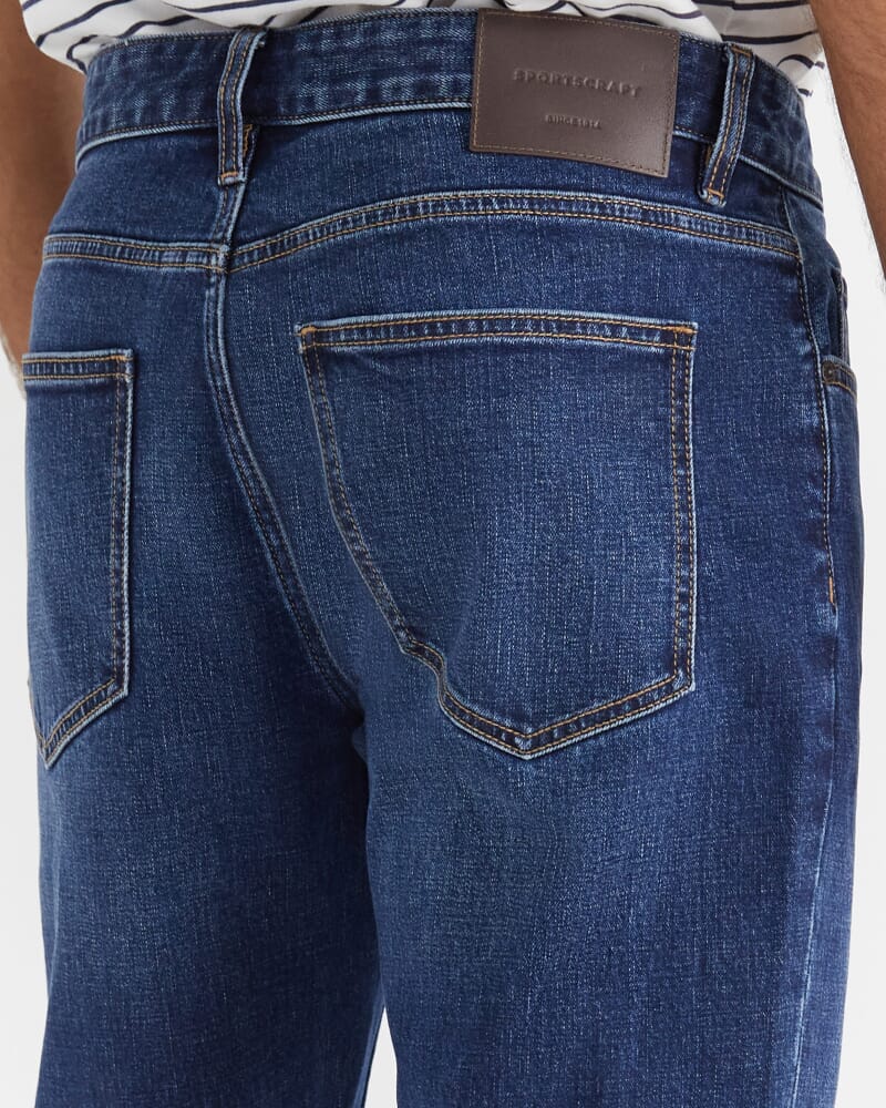 Grayson Straight Jean in TRUE BLUE