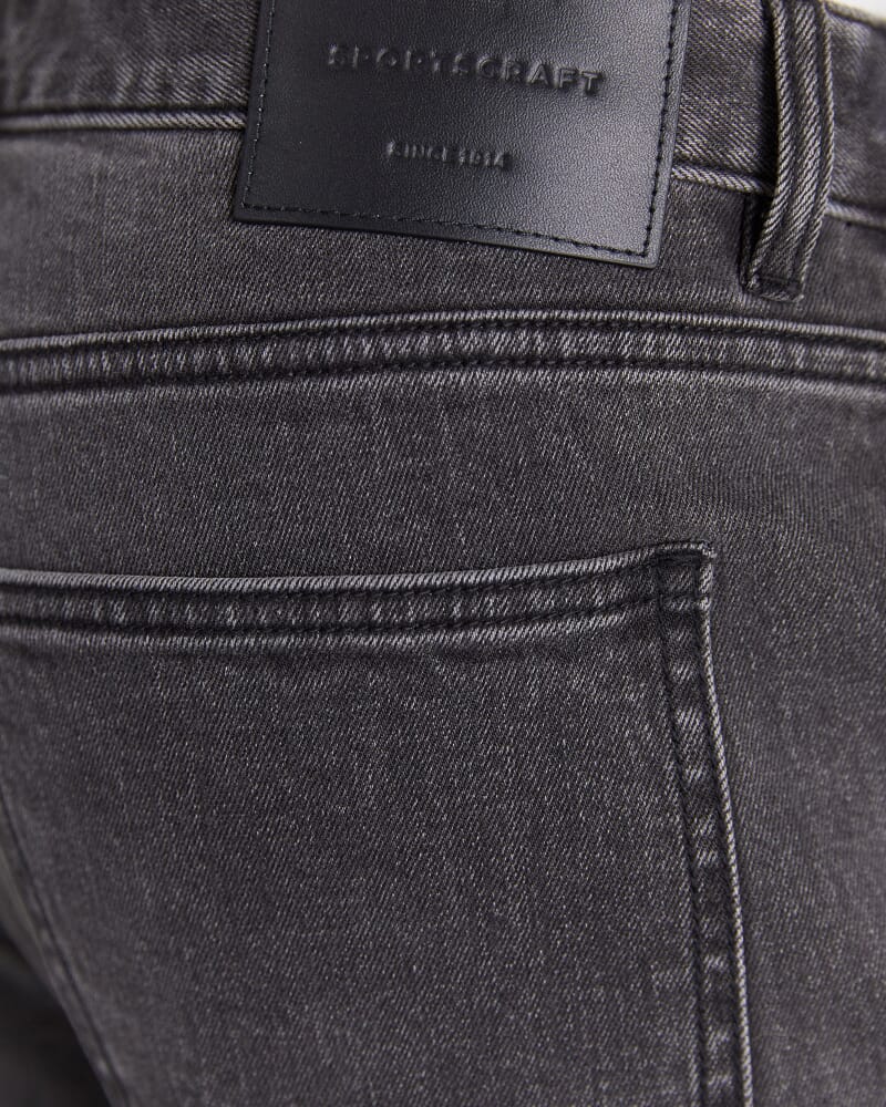 Grayson Straight Jean in DARK GREY