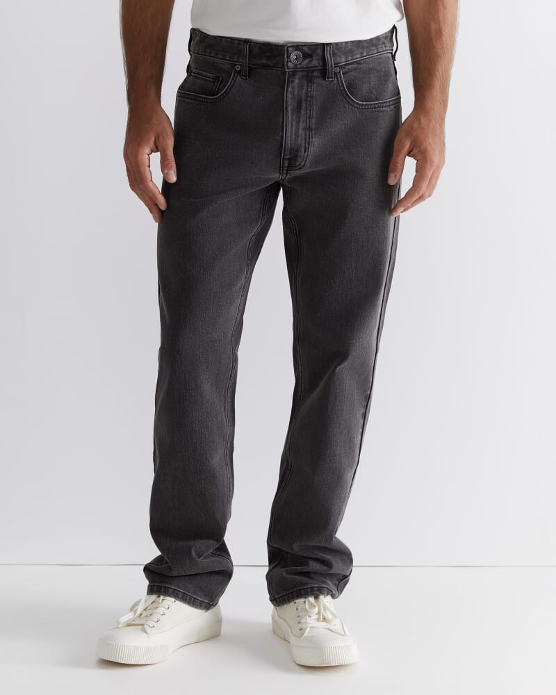 Grayson Straight Jean in DARK GREY