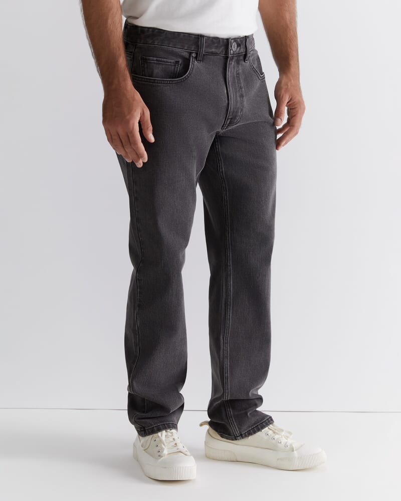 Grayson Straight Jean in DARK GREY
