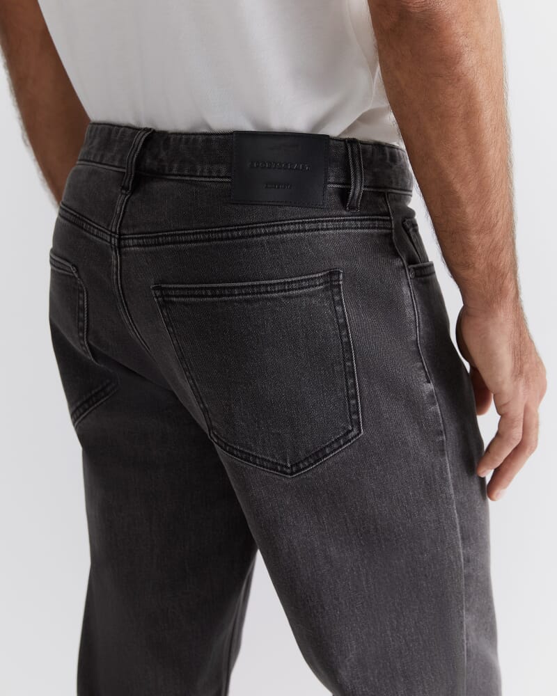 Grayson Straight Jean in DARK GREY